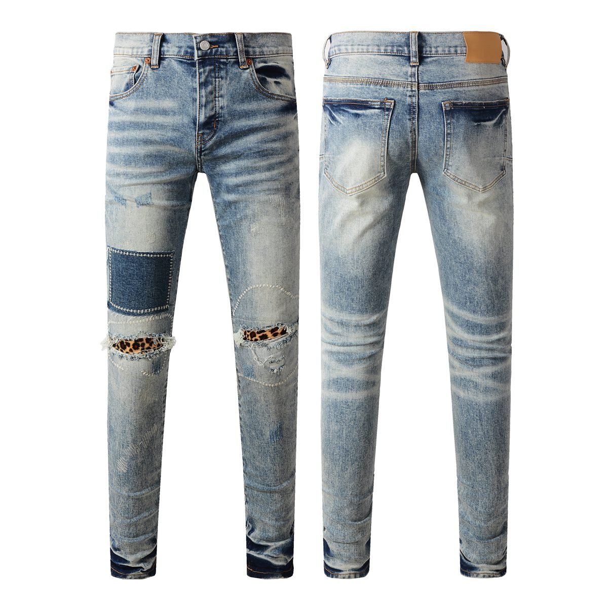 Purple Jeans Men Women