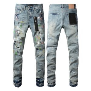 Purple Jeans Men Women
