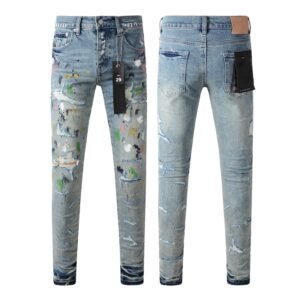 Purple Jeans Men Women