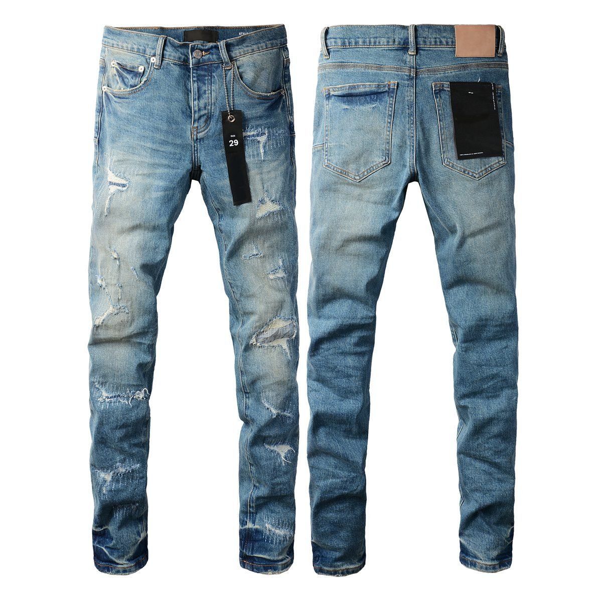 Purple Jeans Men Women
