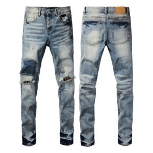Purple Jeans Men Women