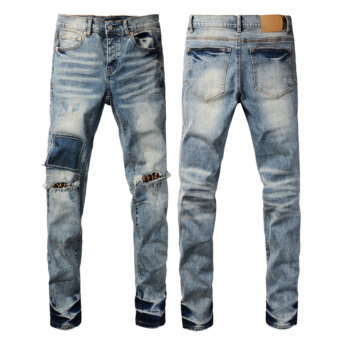 Purple Jeans Men Women