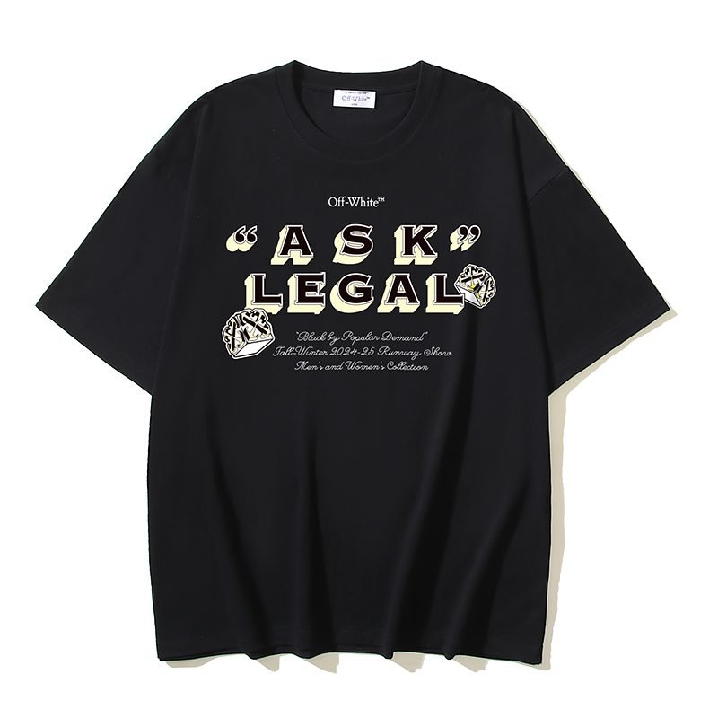 Off White T-Shirt Men Women